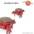 Red Elephant Painted Box