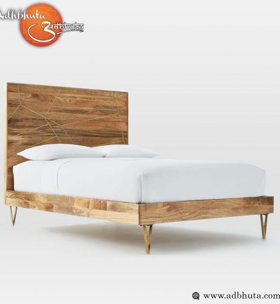 Ebony & Ivory Bed - Adbhuta - World Class Furniture