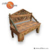 Tribal Carved Bench