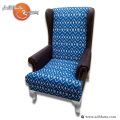 Periwinkle Wing Chair