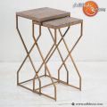 Hour Glass Nesting Table