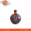 Painted Metal Round Pot